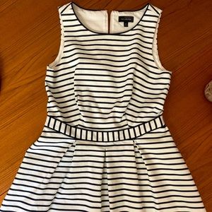 The Limited Black and White Striped Dress - 2